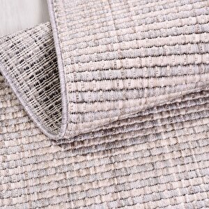 Tune Bej Gri Bukle Halı - Th02