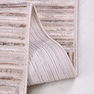 Moda Kahve Geometrik Desen Halı - 1550 80x300 cm