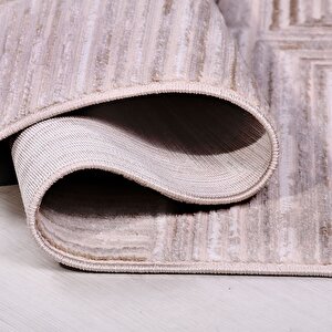Moda Kahve Geometrik Desen Halı - 1550 160x230 cm