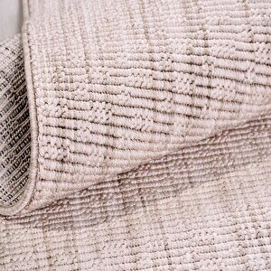 Tune Bej Bukle Halı - Th01