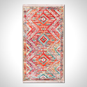 Etnik Desenrenkli Baskı Halı - Mdl892 120x180 cm