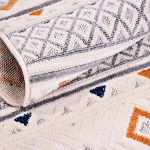 Malta Geometrik Desen Halı - Ma01 80x300 cm