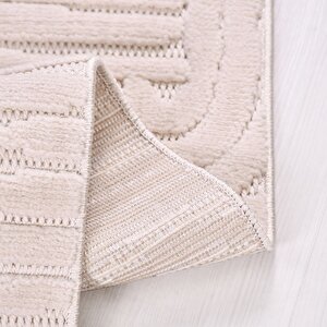 Tuana Bej Geometrik Desen Halı - Ty03 160x230 cm