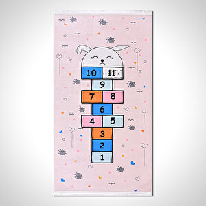 Pembe Çocuk Odası Halısı - Kd132 120x180 cm