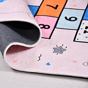 Pembe Çocuk Odası Halısı - Kd132