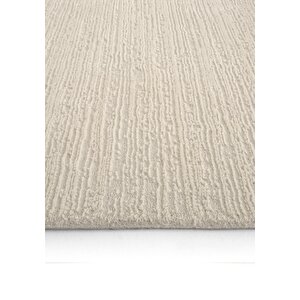 Cool Halı London 19 Krem Salon Halısı Kesme Halı Yolluk Antre Halısı Yumuşak Doku Yatak odası halısı