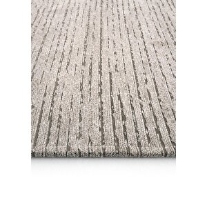 Cool Halı Rossa 05 Gri Yıkanabilir Mutfak Halısı Yumuşak Tuşeli Kaymaz Tabanlı Şönil Halı Ince Kilim