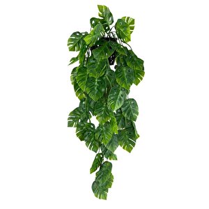 Yapay Çiçek Saksıda Sarkan Monstera Deve Tabanı Yapay Sarmaşık Pastel 60cm