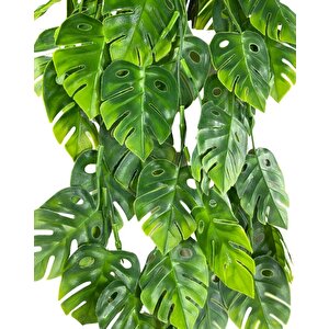 Yapay Çiçek Saksıda Sarkan Monstera Deve Tabanı Yapay Sarmaşık Pastel 60cm