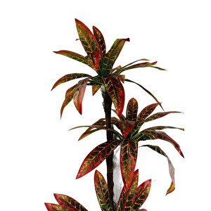 Yapay Ağaç Kroton Yukka 3katlı 54 Yaprak 130*65cm