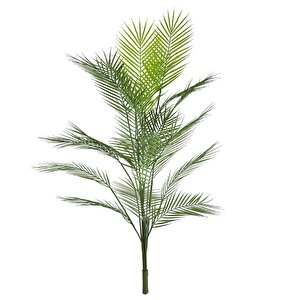 Yapay Çiçek Dal Areka Palmiye 20 Yaprak 130 Cm Salon Çiçeği Yapay Bitki