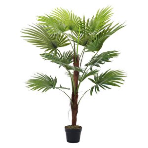 Yapay Ağaç Palmiye Ağacı 155cm Fanpalm Ağacı 12 Yaprak