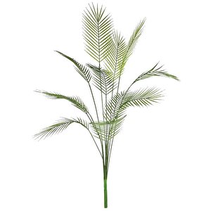 Yapay Çiçek Dal Areka Palmiye 12 Yaprak 130 Cm Salon Çiçeği Yapay Bitki