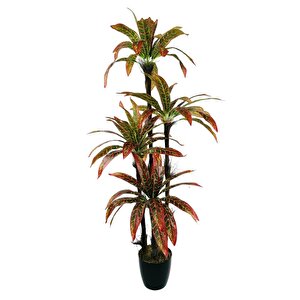 Yapay Ağaç Kroton Yukka 4katlı 72 Yaprak 160*65cm