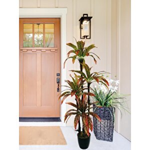 Yapay Ağaç Kroton Yukka 4katlı 72 Yaprak 160*65cm