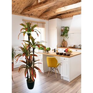 Yapay Ağaç Kroton Yukka 4katlı 72 Yaprak 160*65cm