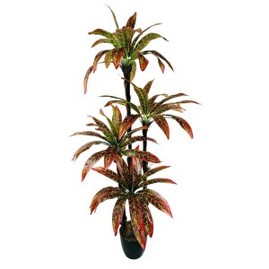 Yapay Ağaç Kroton Yukka 4katlı 72 Yaprak 160*65cm