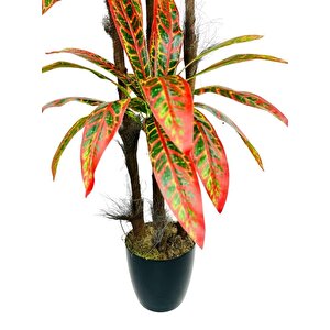 Yapay Ağaç Kroton Yukka 4katlı 72 Yaprak 160*65cm