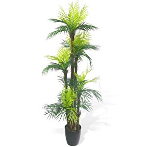 Yapay Ağaç Palmiye 45yaprak 5katlı 180cm Salon Çiçeği Yapay Çiçek