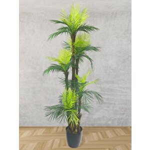 Yapay Ağaç Palmiye 45yaprak 5katlı 180cm Salon Çiçeği Yapay Çiçek