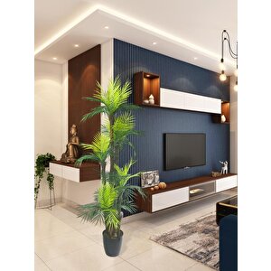 Yapay Ağaç Palmiye 45yaprak 5katlı 180cm Salon Çiçeği Yapay Çiçek