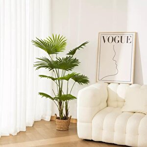 Yapay Ağaç Palmiye Ağacı 200cm Dev Fanpalm Ağacı 17 Yaprak