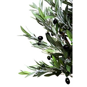 Yapay Zeytin Ağacı 120cm Tek Gövdeli Doğal Gerçek Görünümlü Yapay Ağaç
