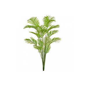 Yapay Ağaç Areka Ağacı Saksısız Palmiye Ağacı Salon Bitkisi 195cm 16 Dev Yaprak