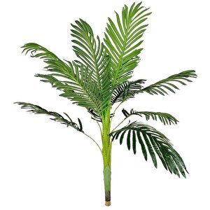 Yapay Çiçek Dal Areka Palmiye 12 Yaprak 90 Cm Salon Çiçeği Yapay Bitki
