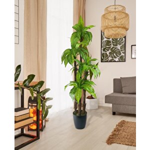 Yapay Ağaç Yukka 4katlı 48 Yapraklı 150cm Salon Çiçeği Yapay Çiçek