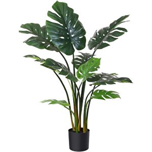 Yapay Ağaç Monstera Deve Tabanı Ağacı 160 Cm 12 Yaprak