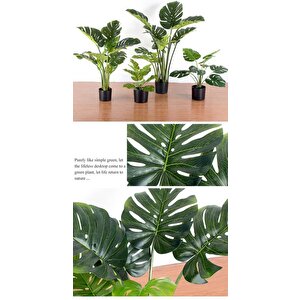 Yapay Ağaç Monstera Deve Tabanı Ağacı 160 Cm 12 Yaprak