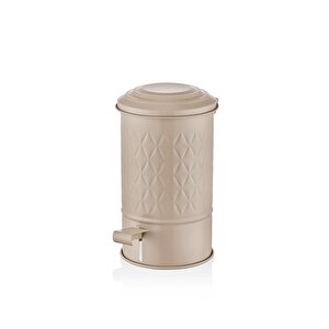Prizma Çöp Kovası Banyo Karamel 5 Lt