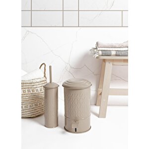 Prizma Çöp Kovası Banyo Karamel 5 Lt