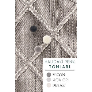 Konfor Beverly 2264 Modern Dokuma Bukle Halı