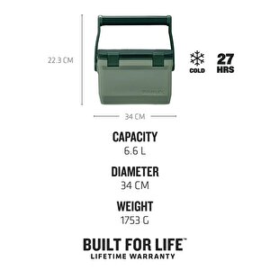 Stanley The Easy-carry Outdoor Cooler 6.6l / 7qt 10-01622-147 Green