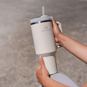 Stanley Quencher Pipetli Termos Bardak 1.18 Lt - Cream