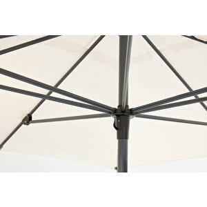 Mini Pro Krem Bahçe Ve Balkon Şemsiyesi 210×210 Cm