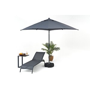 Mini Pro  Antrasit Bahçe Ve Balkon Şemsiyesi 210×210 Cm