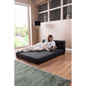 150cm Oskar Katlanır Yatak & Koltuk Yıkanabilir  Sırt Destekli
