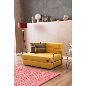 150cm Oskar Katlanır Yatak & Koltuk Yıkanabilir  Sırt Destekli