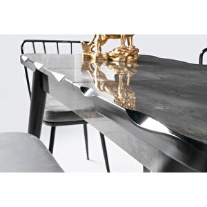 İkon Açılır Mdf Highgloss Mutfak Masası 70x110