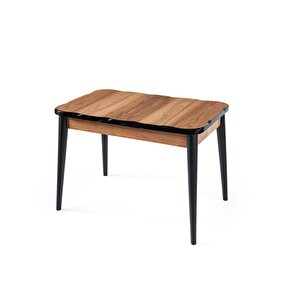 İkon Açılır Mdf Highgloss Mutfak Masası 70x110 Ceviz