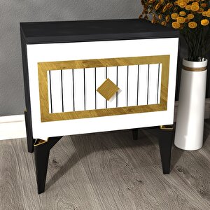 Norra (g) Tek Kapakli Yatak Odasi Komi̇di̇n Antrasit-Beyaz Antrasit Beyaz