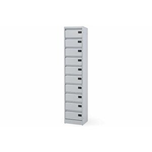 Mıknatıslı Dolaplar Cp10 - 10kapaklı - 41x31,5x198 H
