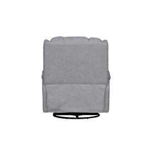 Siena Döner Mekanizmalı Baba Ve Tv Koltuğu-bej-gri Kumaş 87x97x98 Cm (gxyxd)