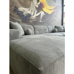 Erduran Mobilya Monza 4 Modül Modüler Köşe Koltuk Takımı (3 Modül 1 Puf)