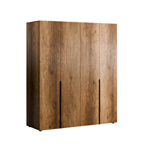 Oryana 4 Kapaklı Gardırop-koyu Ceviz 180x210x62 Cm