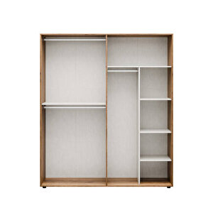 Oryana 4 Kapaklı Gardırop-koyu Ceviz 180x210x62 Cm