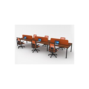 Galaxy Altili 360 Cm Çalişma Ofi̇s Masa Workstation (minyatür/antrasit)